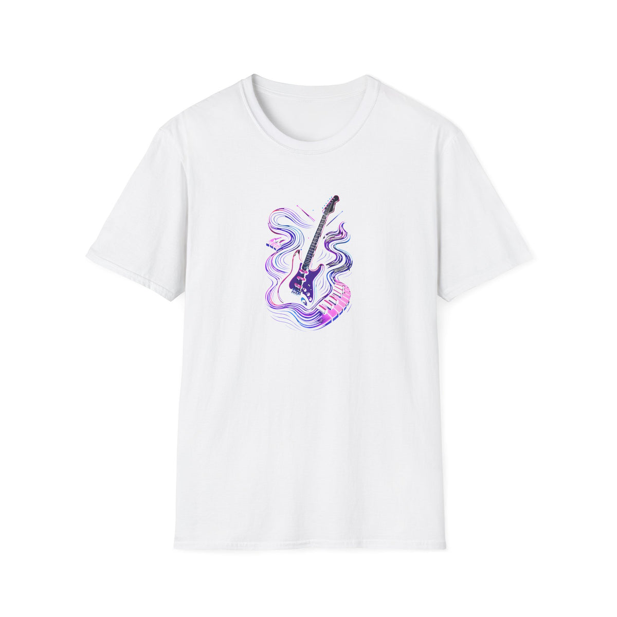Neon Electric Guitar T-Shirt