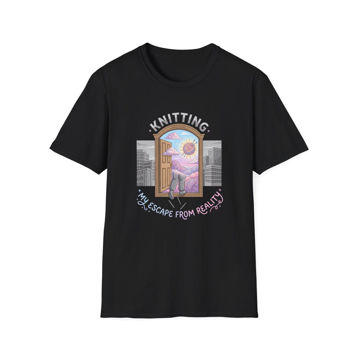 Knitting Is My Escape From Reality T-shirt