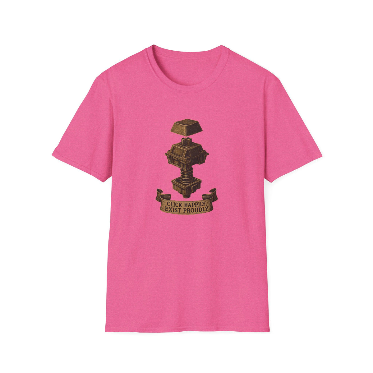 Spring-loaded mechanical sculpture T-Shirt
