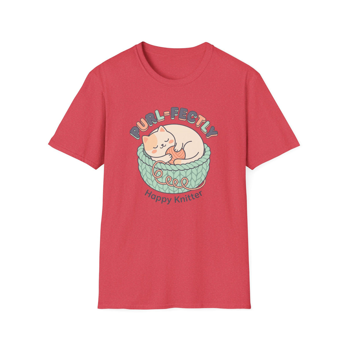 Purl-fectly Happy Knitter T-Shirt