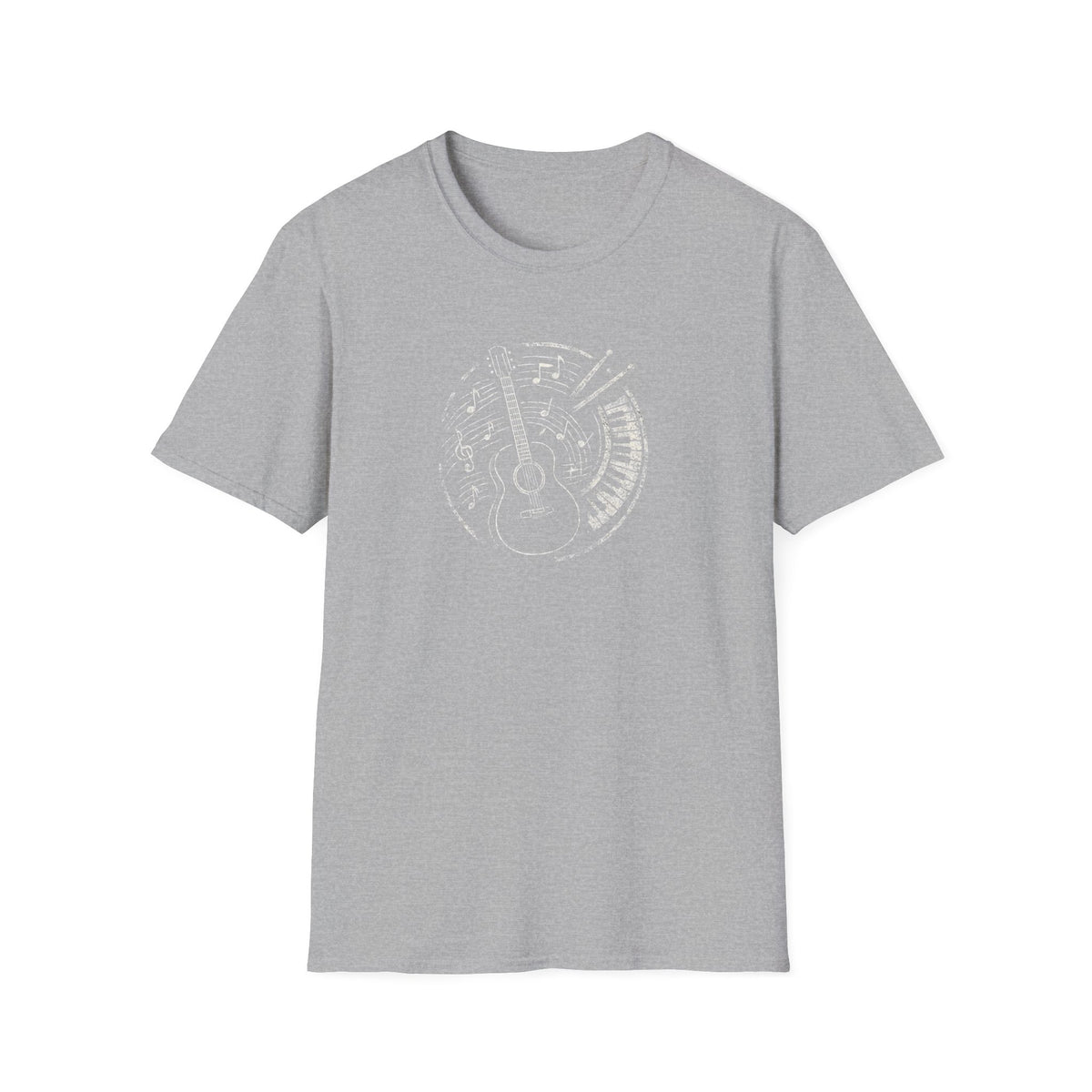 Musical Guitar Emblem T-Shirt