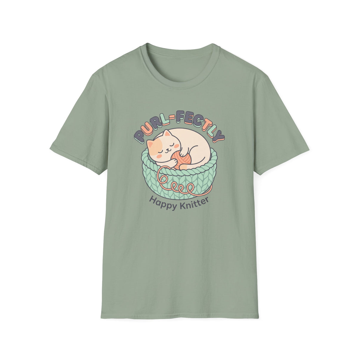 Purl-fectly Happy Knitter T-Shirt