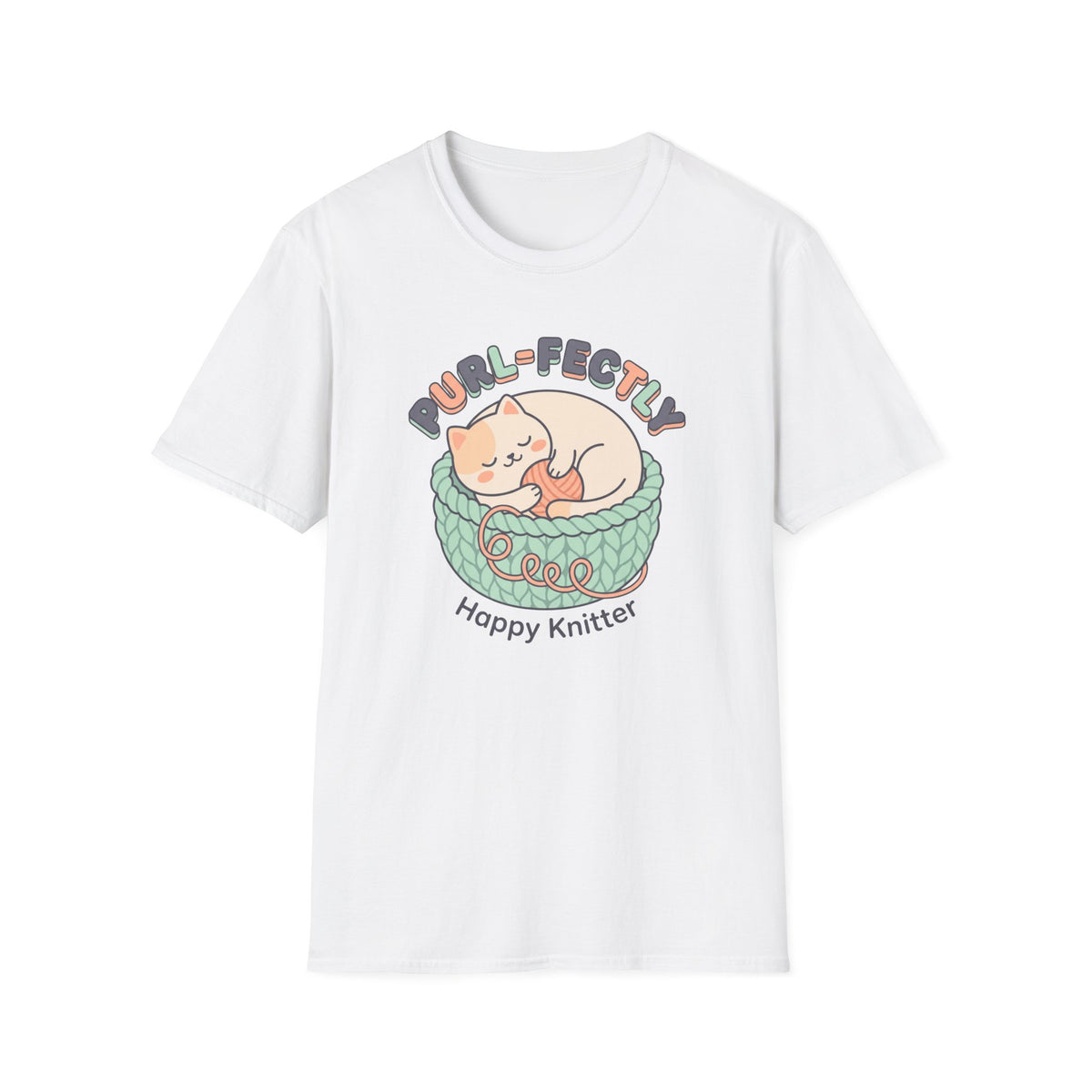 Purl-fectly Happy Knitter T-Shirt