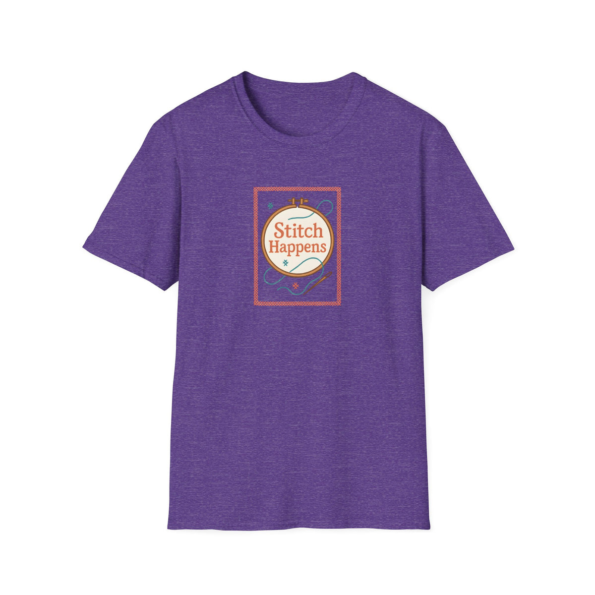 Stitch Happens Embroidery T-Shirt