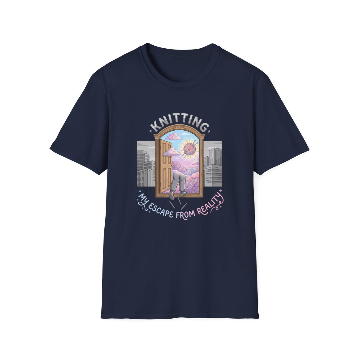 Knitting Is My Escape From Reality T-shirt