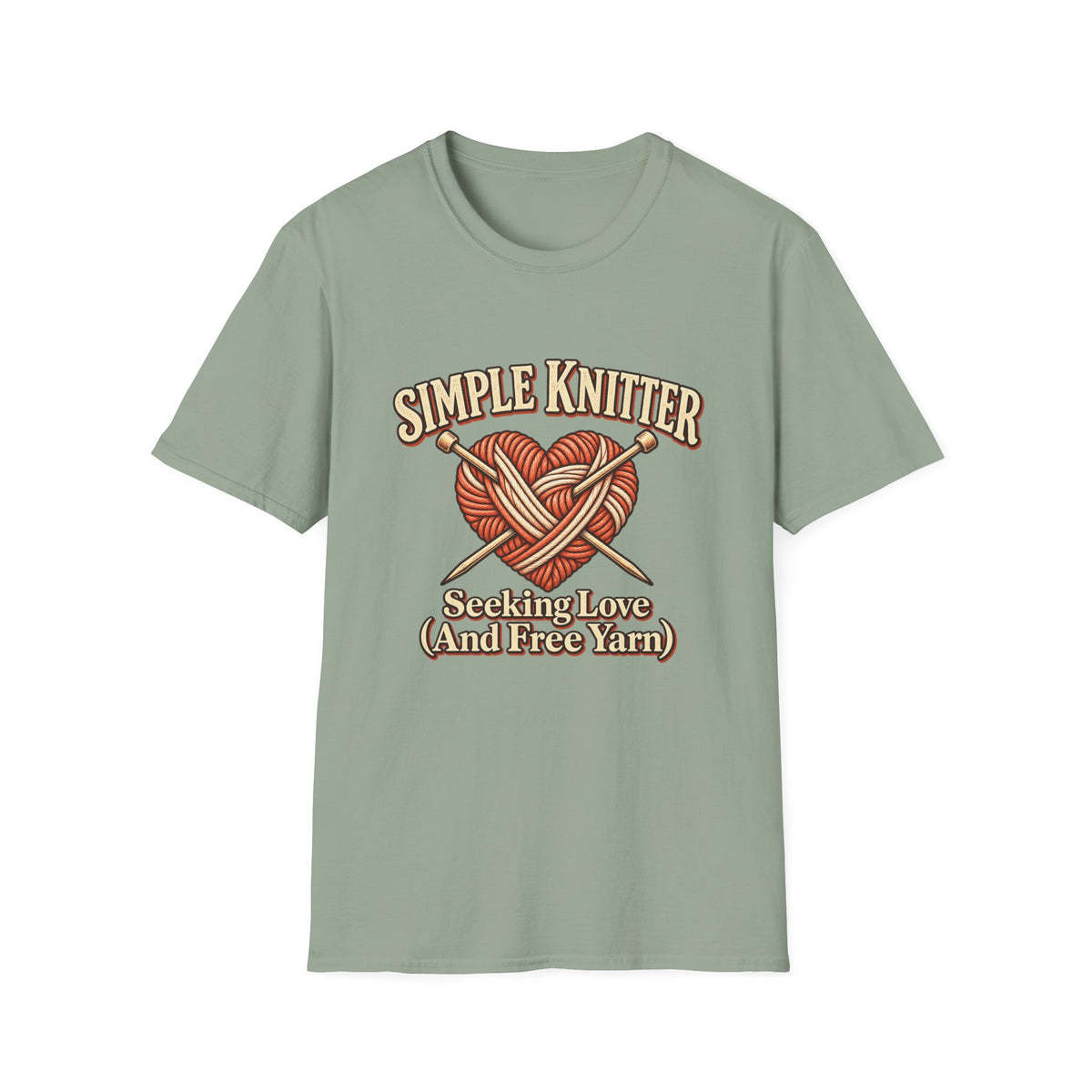 Simple Knitter Seeking Love T-shirt