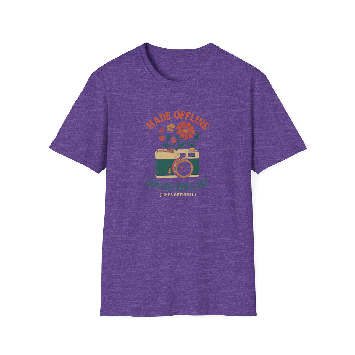 Camera with Flowers T-Shirt