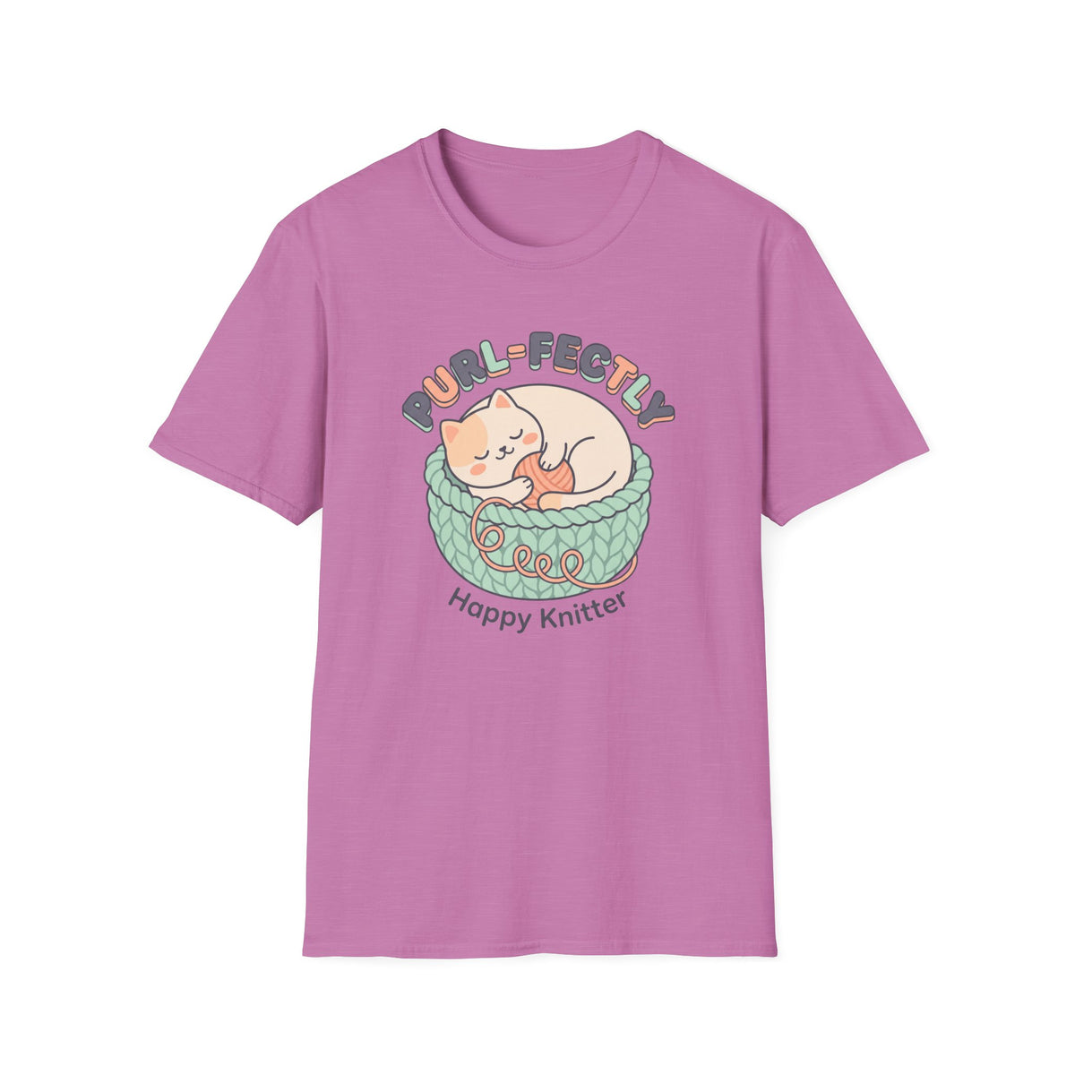 Purl-fectly Happy Knitter T-Shirt